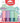 MAPED Evidenziatori Pastello Glitterati Set 4 Colori Assortiti Tratto Fluido
