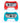 Nacon Grip Joycon Rosso e Blu Kit 2 Pezzi Ergonomici per Nintendo Switch