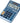 Casio MS-80E Calcolatrice Finanziaria Tascabile 8 Cifre Conversione Euro Blu