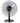 Argoclima Tablo Evo Nero Ventilatore da Tavolo 40cm 3 Velocità con Telecomando