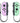 Gamepad nintendo 10019752 Set 2 joycon X Switch Viola Pastello/Verde Pastello