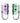 Nintendo Joy-Con Set 2 Controller Wireless Verde e Viola Pastello per Switch Mod. 10011584