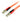 StarTech.com Cavo Patch Fibra Ottica 2m OM1 LC-LC Multimodale Duplex Arancione