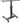 StarTech.com STSCART2 Ergonomic Mobile Sit-Stand Desk Height Adjustable Black