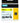 DYMO Etichette Vinile Industriali Nero su Giallo 2,4cm x 5,5m Resistenti Rhino