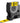DYMO RHINO Nastro Vinile 19mm x 5,5m Nero su Giallo per Etichettatrice S0718470