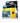 DYMO Nastro Etichette Industriali Nylon Flessibile Nero su Giallo 12mm x 3,5m Rhino