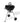 Weber Barbecue a Carbone Compact Kettle 47 cm – Griglia Cromata, Treppiede con Ruote, Nero