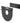 Logitech Tap Wall Mount Supporto da Parete 939-001817 con Gestione Cavi per Logitech Tap - Nero