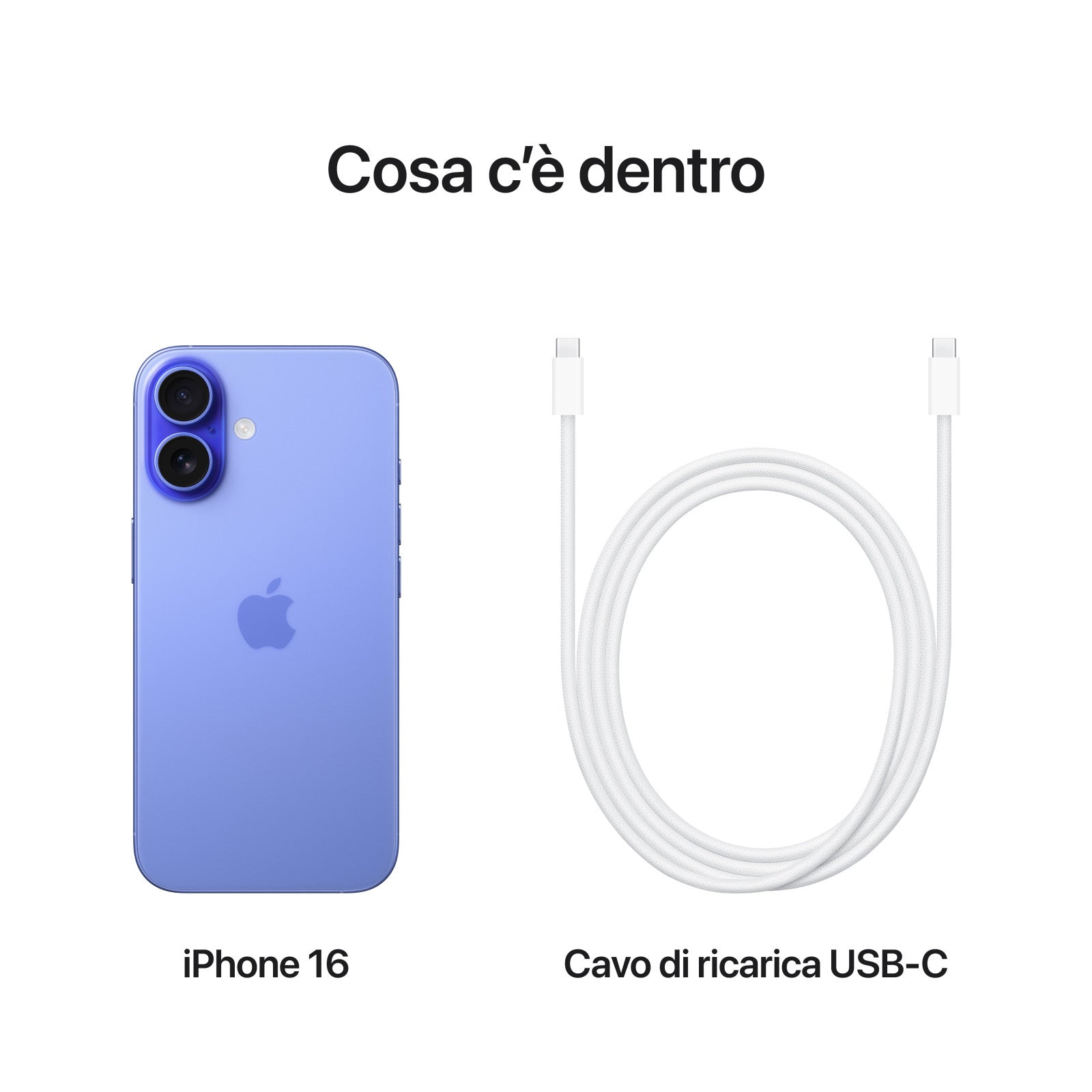 Apple iPhone 16 128GB Blu oltremare 6.1
