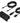 HP Poly Adattatore PoE++ 65W 2.5G B5NH6AA con Cavo CAT6A 3,66m e Cavo di Alimentazione Nero