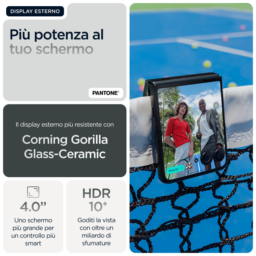 Motorola Razr 60 Ultra Smartphone Pieghevole 5G 16GB 512GB 50MP Verde Scarab