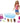 Barbie Bambola con 3 Cuccioli e Vasca da Bagno Set Gioco GDJ37 - 7 Accessori, 3-9 Anni