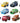 Disney Cars Modellino Auto Metallo Die-Cast GKF83 3,5cm Personaggio Mini Ruote Libere
