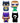 Funko Bitty Pop Batman Adam West 4 Personaggi da Collezione Multicolore Vinile 2,3 cm
