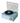 Big Ben Giradischi Bluetooth Retro Blu con Radio e Sveglia - Lettore Vinili Vintage
