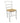 Klana Italia Sedia Venezia Bianca in Legno Moderna per Soggiorno 40x42,5x87,5 cm