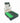 Evidenziatore Faber-Castell Verde 10 pezzi Punta Tripla 5/3/1mm Inchiostro Acqua