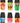 Surligneurs STABILO Boss Mini multicolores, 50 pièces, pointe émoussée 2-5 mm, Sweet Friends