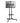 Equip Carrello TV Girevole 37-70 pollici Nero 50kg Supporto Pavimento