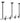 Equip 650374 Ceiling Mount for 3 Screens 45-50" VESA 600x400 Tiltable