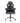 EQUIP Sedia da Ufficio 651016 Ergonomica Nera in PU Regolabile con 5 Ruote