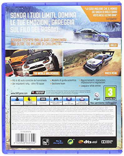 DiRT Rally Standard Edition - Videogioco per PlayStation 4 (PS4) - Codemasters