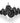 Sharkoon SW10 Rotelle Sedia Ufficio/Gaming 75mm Poliuretano Nere Compatibili Skiller/Elbrus