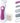 Beurer HL 36 Rasoio Elettrico Wet & Dry Ricaricabile con LED Rosa e Bianco