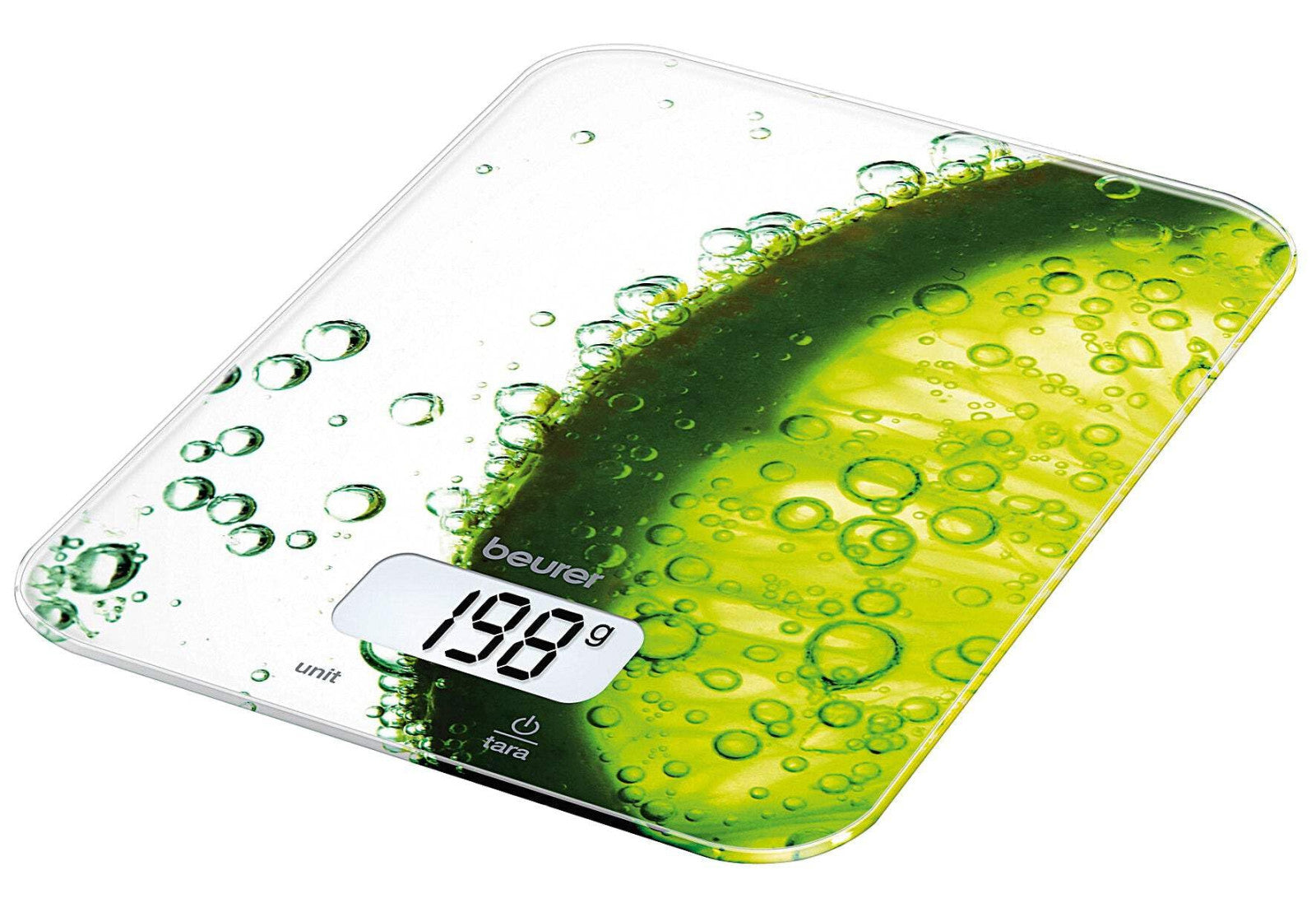 Beurer KS19 Bilancia da Cucina Display Touch 5 kg Verde Limone