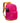 RIVACASE 5561 Zaino Casual Rosa 24L Ultraleggero Impermeabile Poliestere