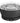 Feuerdesign Vesuvio Grill da Tavolo a Carbone Antracite 33 cm per 4 Persone