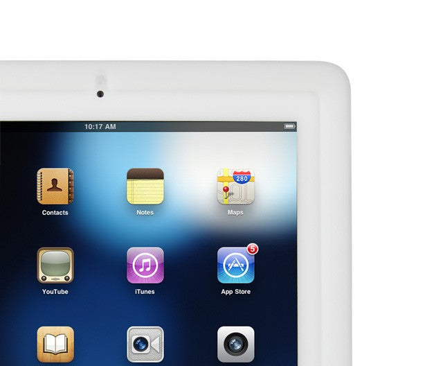 Moshi Origo Custodia in Silicone Bianco per iPad2 e New iPad - Cover Protettiva