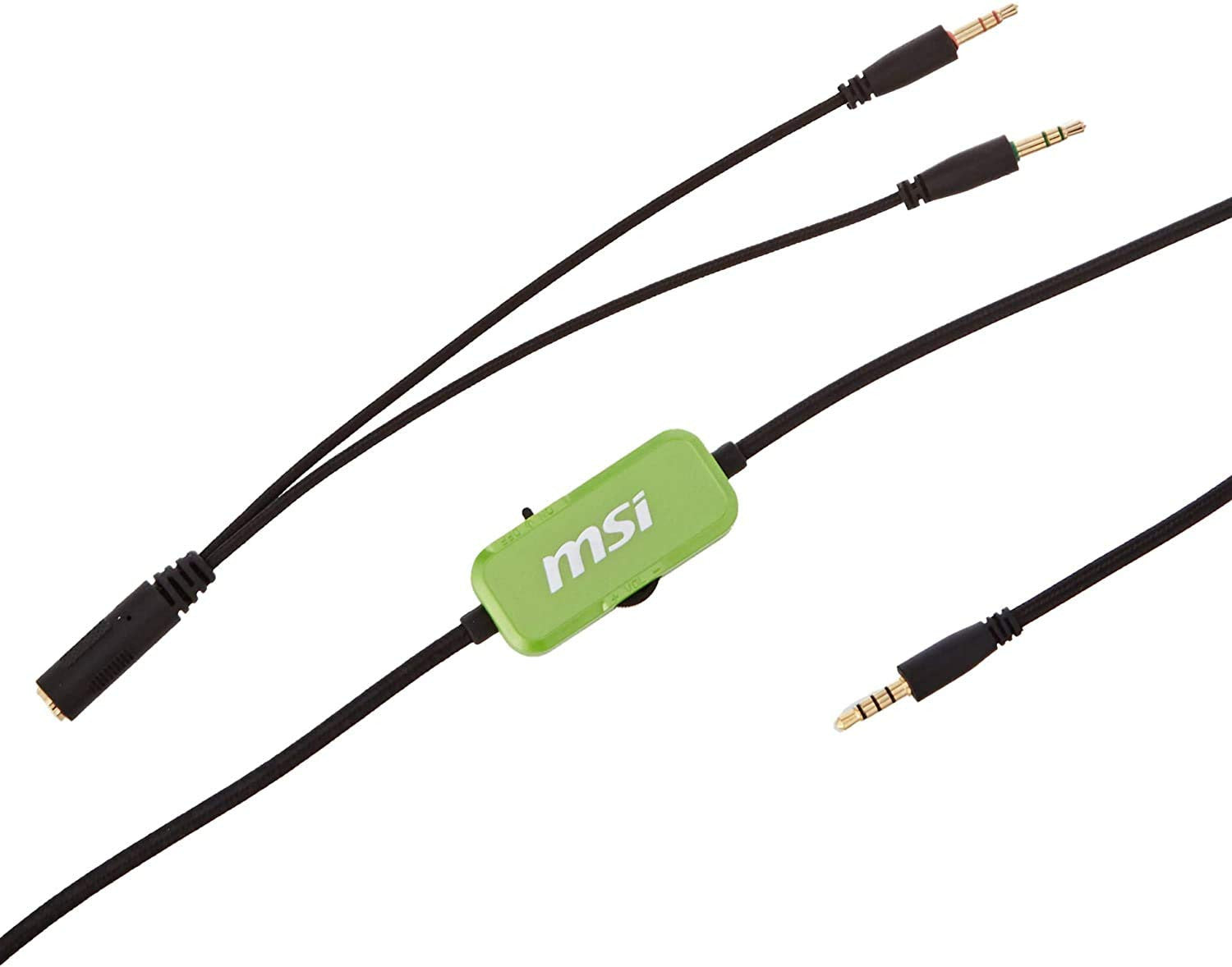 MSI Lootbox Alpha15 Bundle Gaming: Cuffie, Tappetino per Mouse e Portachiavi Multicolore