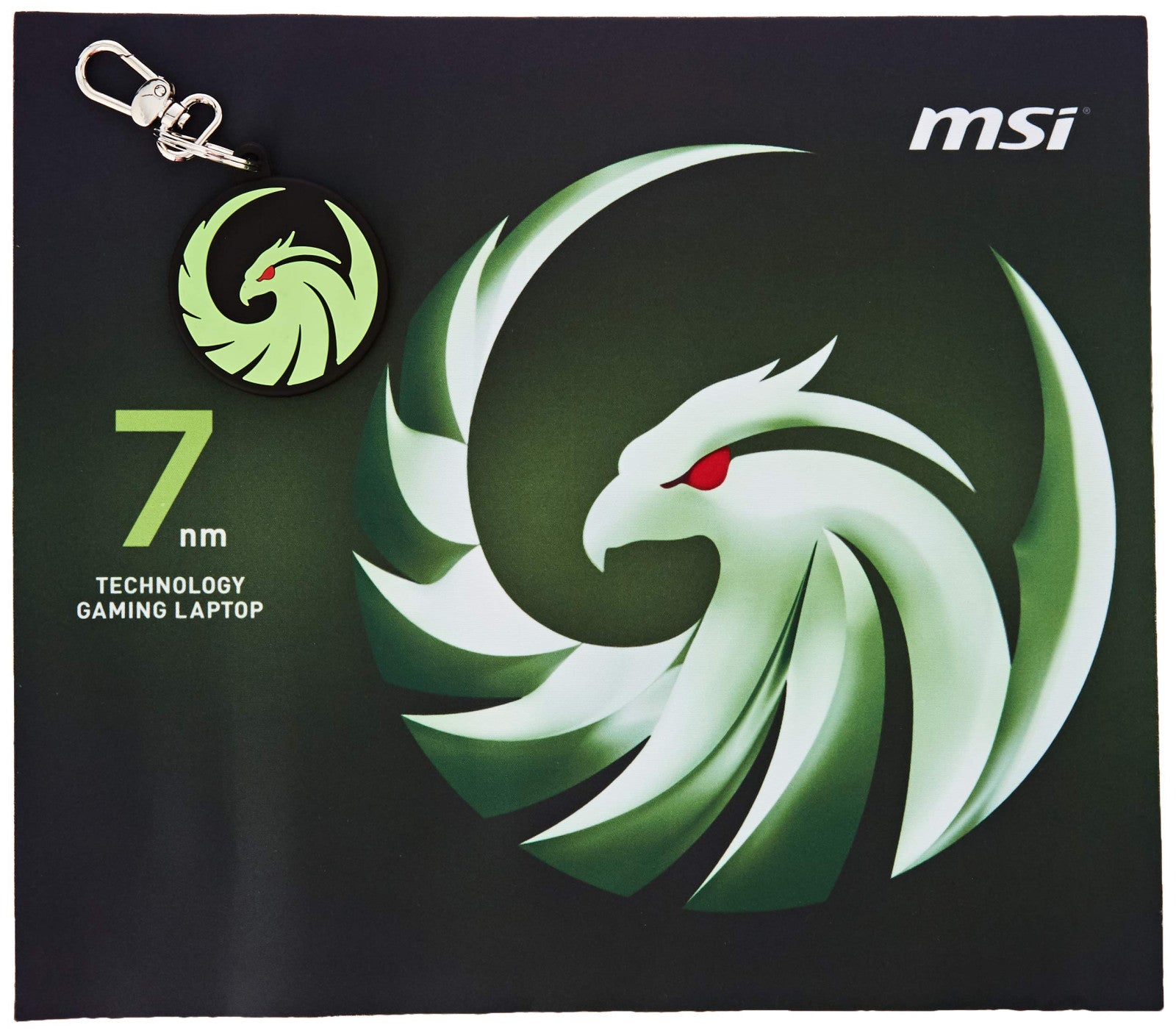 MSI Lootbox Alpha15 Bundle Gaming: Cuffie, Tappetino per Mouse e Portachiavi Multicolore