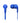 Philips TAE1105BL/00 Auricolari In-ear Cablati Blu con Microfono per Musica e Chiamate