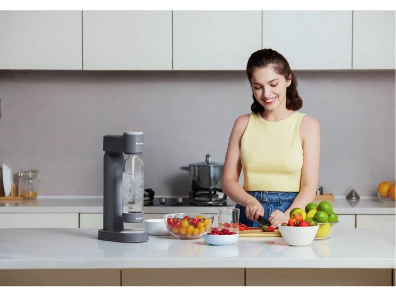 Philips GoZero Gasatore Gasmarine Argento Kit per Acqua Frizzante Domestica