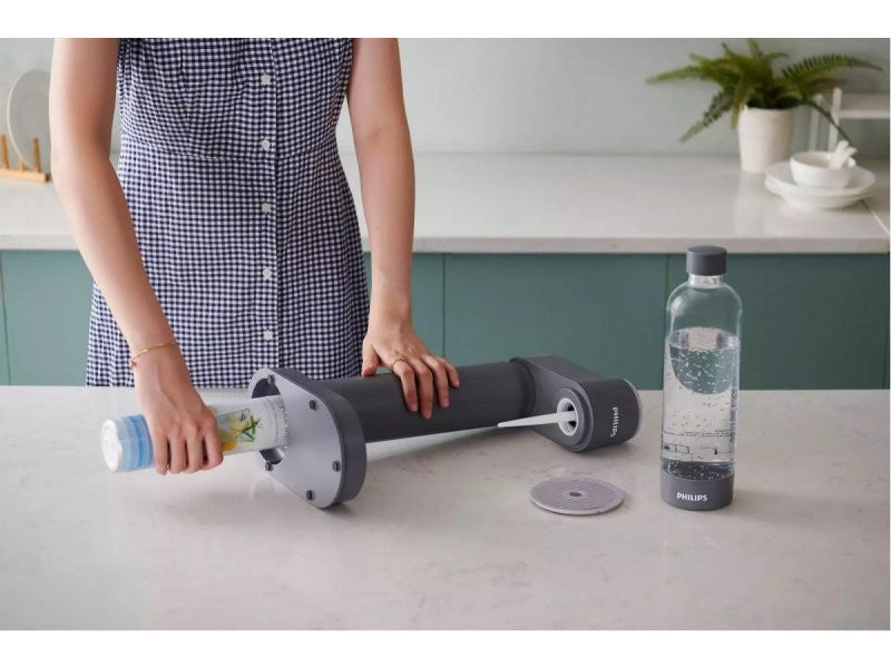 Philips GoZero Gasatore Gasmarine Argento Kit per Acqua Frizzante Domestica