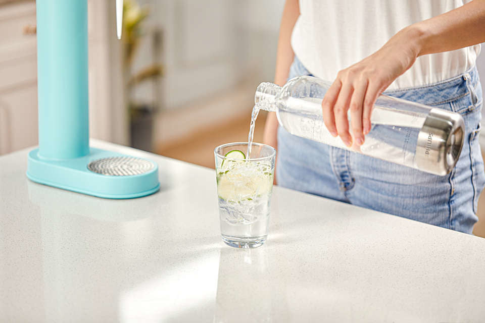 Philips GoZero Borraccia Acciaio Inox 1 Litro per Gasatore Acqua