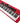 Casio CT-S200 61-Key USB MIDI Keyboard Red and White with LCD Display