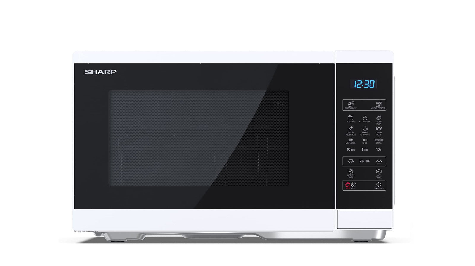 Sharp Forno a Microonde YC-MG252AE-W con Grill 25L Bianco 900W/1000W