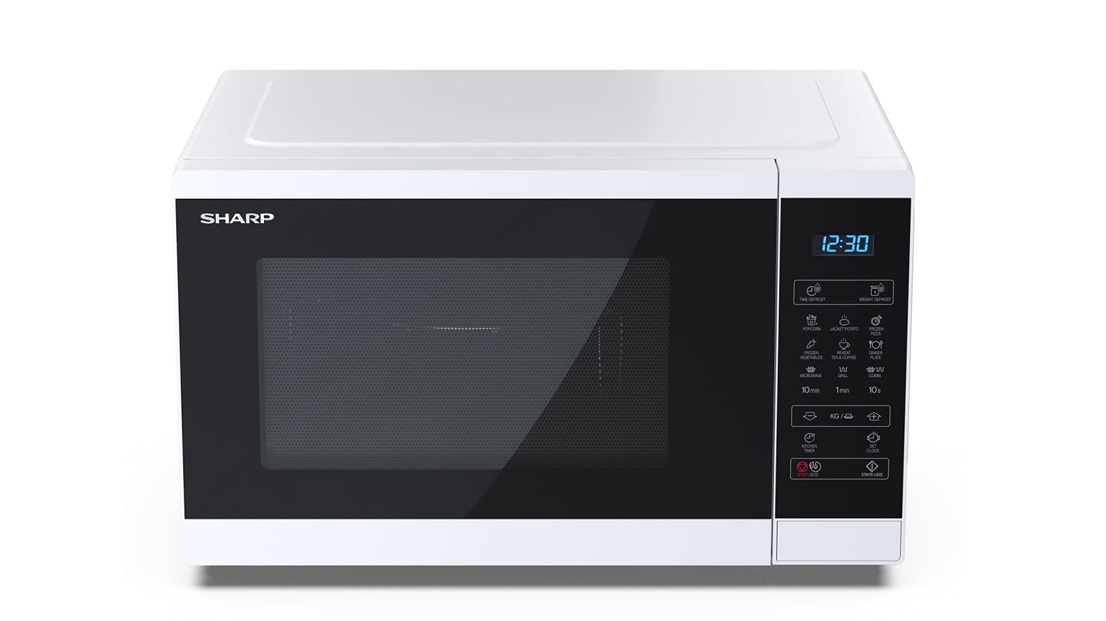 Sharp Forno a Microonde YC-MG252AE-W con Grill 25L Bianco 900W/1000W