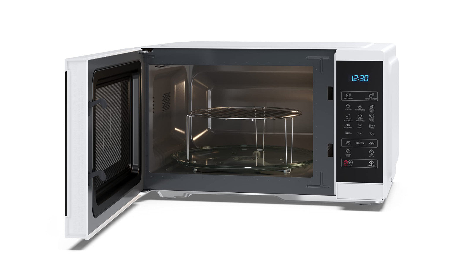 Sharp Forno a Microonde YC-MG252AE-W con Grill 25L Bianco 900W/1000W