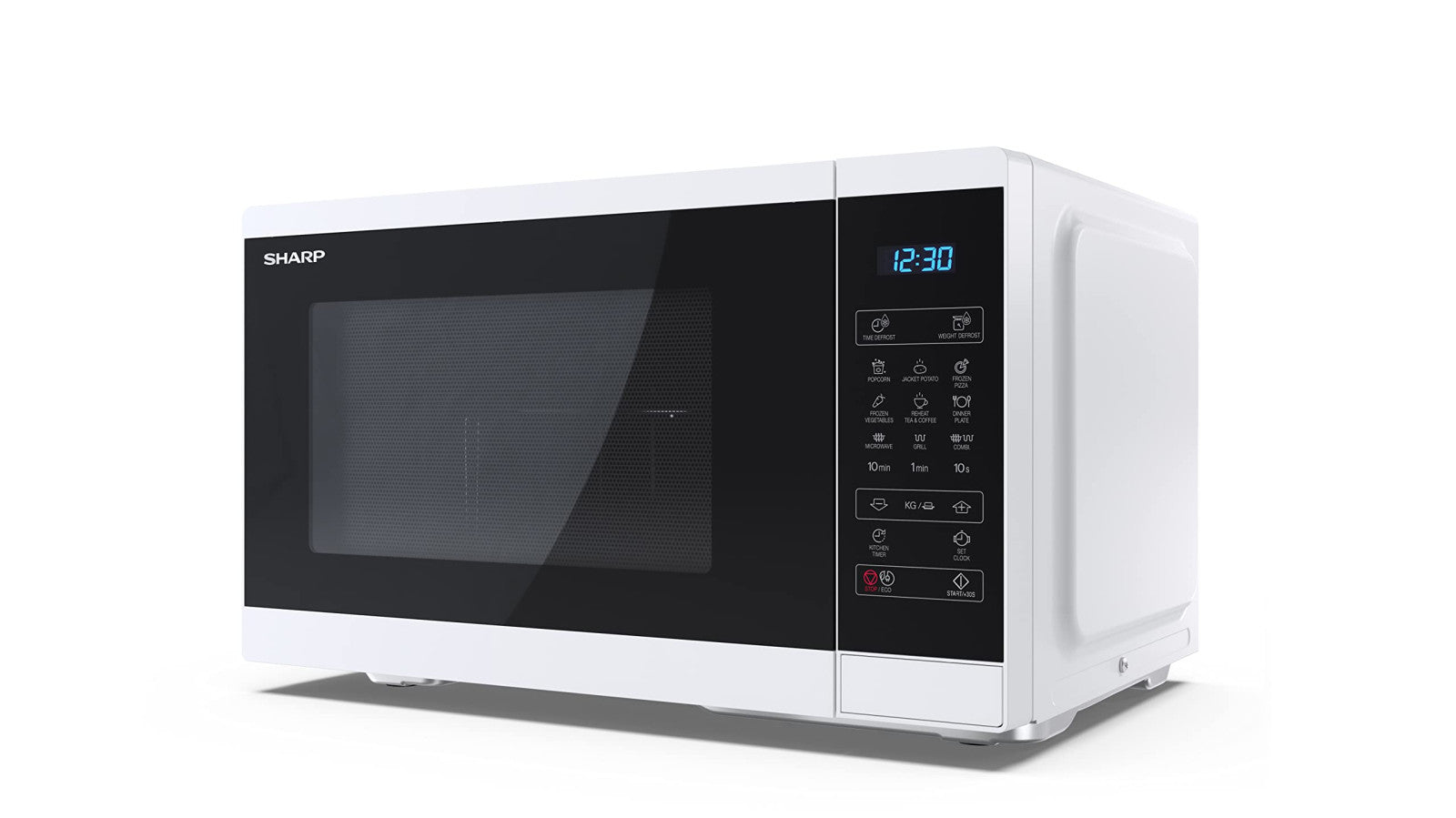 Sharp Forno a Microonde YC-MG252AE-W con Grill 25L Bianco 900W/1000W