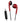 JVC HA-F19M-RB Auricolari In-Ear Cablati Rossi con Microfono per Musica e Chiamate