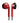 JVC HA-F19M-RB Auricolari In-Ear Cablati Rossi con Microfono per Musica e Chiamate