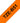 Brother TZE-B51 Nastro Etichettatrice 24mm x 5m Nero su Arancione Fluorescente Resistente
