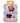 Hasbro Nano-Mals Pamanda Panda Rosso Cucciolo Elettronico Interattivo Antistress con Portachiavi, 5+