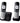 Panasonic KX-TG6862JTB DECT Cordless Phone 2 Handsets with Answering Machine Black Silver