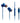 Panasonic RP-TCM225DEA Auricolari USB-C In-Ear con Microfono Blu
